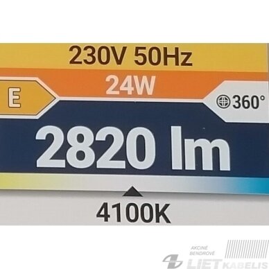 LED šviestuvas AURELIA 24W, 4000K, 1680Lm, IP44 apvalus su juodu žiedu, Struhm 4 LED šviestuvas AURELIA 24W, 4000K, 1680Lm, IP44 apvalus su juodu žiedu, Struhm 4