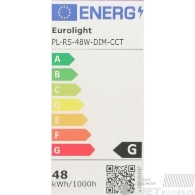 LED šviestuvas FLORENCE 48W, 3400lm, 2700K/4000K/6000K su pulteliu EUROLIGHT 2 LED šviestuvas FLORENCE 48W, 3400lm, 2700K/4000K/6000K su pulteliu EUROLIGHT 2