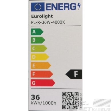 LED šviestuvas Hamburg 36W, 4000K, 3600Lm, IP65, Eurolight 1 LED šviestuvas Hamburg 36W, 4000K, 3600Lm, IP65, Eurolight 1