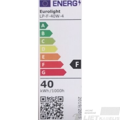 LED šviestuvas Houston 40W, 4000K, 4000Lm, 595x595mm, Eurolight 3 LED šviestuvas Houston 40W, 4000K, 4000Lm, 595x595mm, Eurolight 3