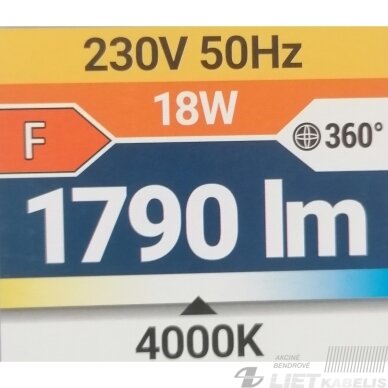 LED šviestuvas KAROL C, 18W, IP44, 4000K, Struhm 4