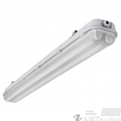 LED šviestuvas MAH PLUS-158-ABS/PC T8 2x 24W.,150cm, IP65, PC Kanlux