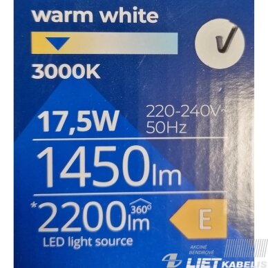 LED šviestuvas RIFA 17,5W, 3000K, 1450lm, KANLUX 4