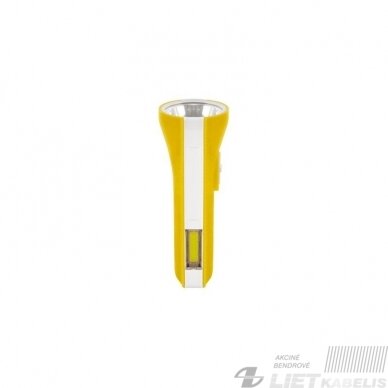 LED žibintuvėlis 3W+3W, 6500K, 120lm+ 90lm, pakraunamas, STRUHM 1 LED žibintuvėlis 3W+3W, 6500K, 120lm+ 90lm, pakraunamas, STRUHM 1