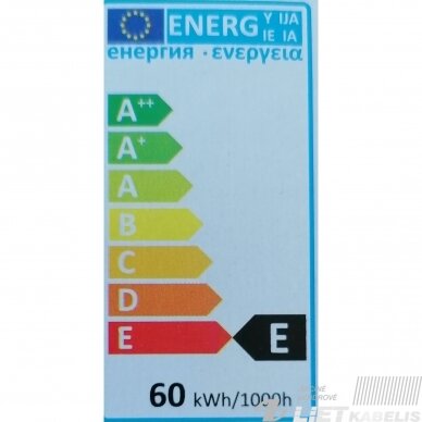 Lempa 60W, E27, žvakės formos, Iskra 1 Lempa 60W, E27, žvakės formos, Iskra 1