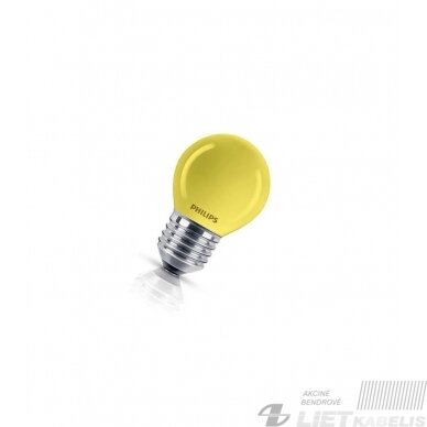 Lempa burbuliukas P45 15W E14 (geltona) Phillips Lempa burbuliukas P45 15W E14 (geltona) Phillips