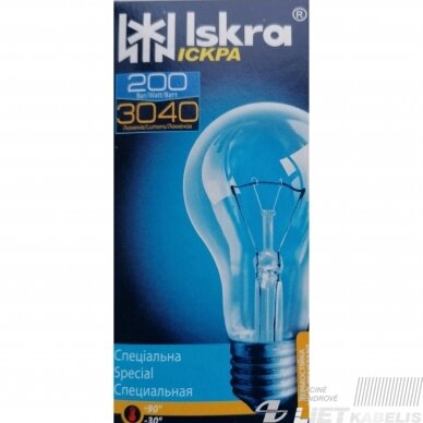 Lempa kaitrinė 200W, E27, Iskra/Bellight 1