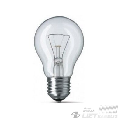 Lempa kaitrinė 40W, E27, 24V, Iskra Lempa kaitrinė 40W, E27, 24V, Iskra