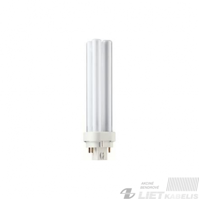 Lempa kompaktinė 18W/830, G24q-2, 4P, Osram