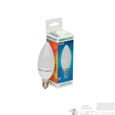Lempa LED 10W, E14, 3000K, 806lm, žvakė, Energy Light