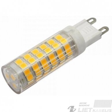 Lempa LED 12W, G9, 230V, 1160lm, 2700K, keramikinė, LEDline Lempa LED 12W, G9, 230V, 1160lm, 2700K, keramikinė, LEDline