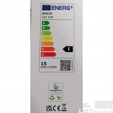 Lempa LED 15W, E27, 3000K, 1515Lm, LEDline 1
