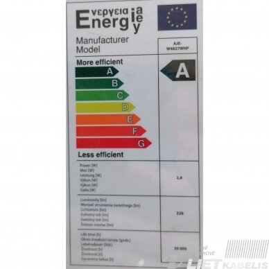 Lempa LED 48 Power Chip 2,8W, GU10, ActiveJet 2 Lempa LED 48 Power Chip 2,8W, GU10, ActiveJet 2