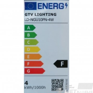 Lempa LED 4W, 4000K, 230V, 300Lm, GU10, GTV 2