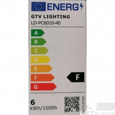 Lempa LED 5,6W, GU10, 4000K, 410lm, GTV 2 Lempa LED 5,6W, GU10, 4000K, 410lm, GTV 2