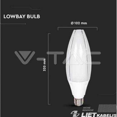 Lempa LED 60W, E40, 4000K, 5400Lm, V-TAC 2