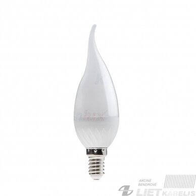 Lempa LED 6,5W, E14, 3000K, 806lm, žvakė liepselė, Kanlux
