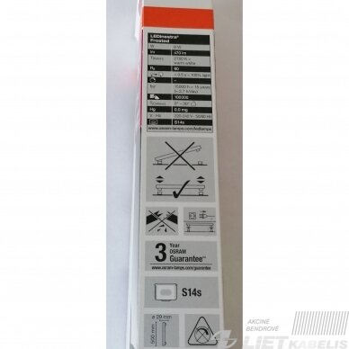 Lempa LED 6W 2P LEDinestra Osram 1 Lempa LED 6W 2P LEDinestra Osram 1