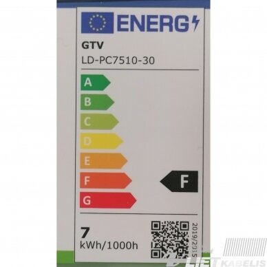 Lempa LED 7W, GU10, 3000K, 570Lm, GTV 3