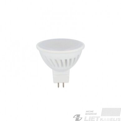 Lempa LED 7W, MR16, 595lm, 2700K, keramikinė, LEDline