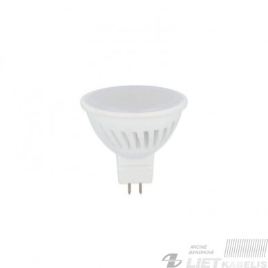 Lempa LED 7W, MR16, 595lm, 2700K, keramikinė, LEDline Lempa LED 7W, MR16, 595lm, 2700K, keramikinė, LEDline