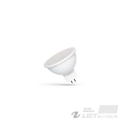 Lempa LED 7W, MR16, 10-18V, 595lm, 4000K, keramikinė, LEDline Lempa LED 7W, MR16, 10-18V, 595lm, 4000K, keramikinė, LEDline