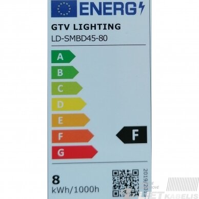 Lempa LED 8W, E27, 3000K, 640lm, GTV 1