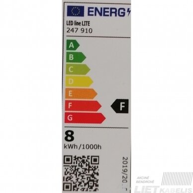 Lempa LED 8W, G9, 230V, 750lm, 4000K, keramikinė, LEDline 1