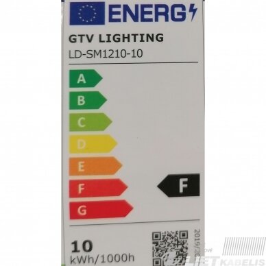 Lempa LED 9,1W, GU10, 3000K, 230V, GTV 2 Lempa LED 9,1W, GU10, 3000K, 230V, GTV 2