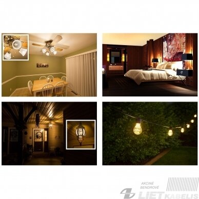 Lempa LED filamentinė 6W, E27, 2700K, 806lm, LEDline 2 Lempa LED filamentinė 6W, E27, 2700K, 806lm, LEDline 2