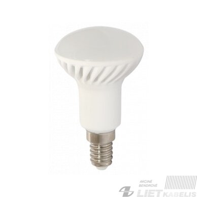 Lempa LED reflektorinė 5W E14/R39, 400lm, 2700K, keramikinė, LEDline Lempa LED reflektorinė 5W E14/R39, 400lm, 2700K, keramikinė, LEDline
