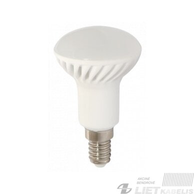 Lempa LED reflektorinė 7W, E14/R50, 560lm, 2700K, keramikinė, LEDline