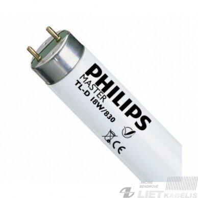 Lempa liuminescencinė 18W/830, Philips