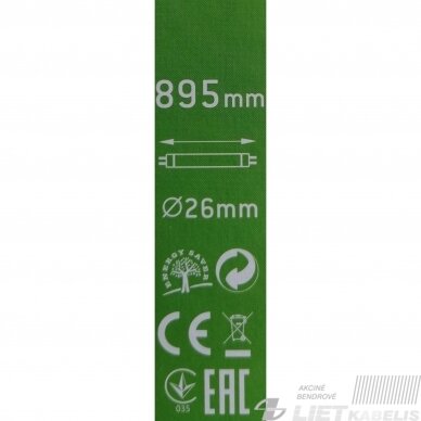 Lempa liuminescensinė LT 30W Gro-Lux flora Sylvania 1 Lempa liuminescensinė LT 30W Gro-Lux flora Sylvania 1