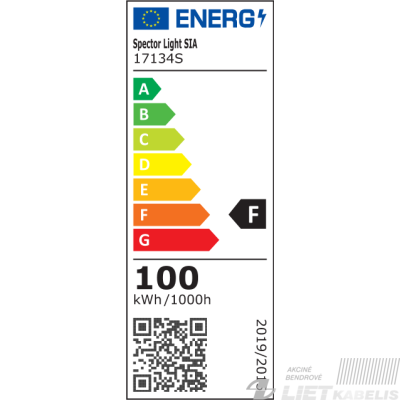LED prožektorius 100W, 4000K, 8400Lm, IP65, Spector light 1