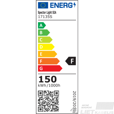 LED prožektorius 150W, 4000K, 12500Lm, IP65, Spector light 1
