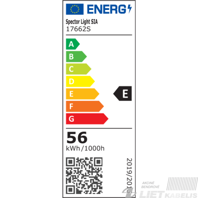 LED šviestuvas 60W, 3000-6500K , 6800lm, dimeriuojamas, virštinkinis, IP20, Spector Light 1