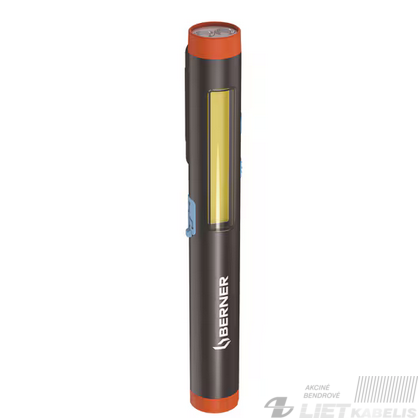 LED žibintuvėlis rankinis 450lm, USB+C, lazeris, BERNER LED žibintuvėlis rankinis 450lm, USB+C, lazeris, BERNER