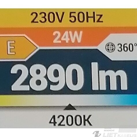 LED šviestuvas PLANAR 24W, 4000K, 2890Lm, IP54, apvalus Struhm 4 LED šviestuvas PLANAR 24W, 4000K, 2890Lm, IP54, apvalus Struhm 4