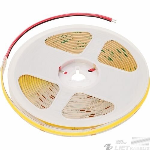 LED juosta 6W/m, 24V, 4000K , 720lm, COB, IP20, Lemlux