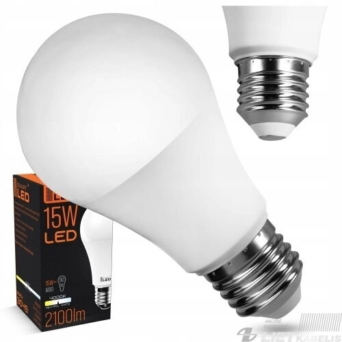 LED lempa 15W, 4000K, 2100lm, E27, SMART LED LED lempa 15W, 4000K, 2100lm, E27, SMART LED