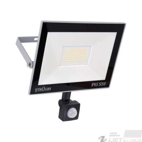 LED prožektorius su davikliu, 50W, 4200K, 4420LM, IP65, STRUHM LED prožektorius su davikliu, 50W, 4200K, 4420LM, IP65, STRUHM