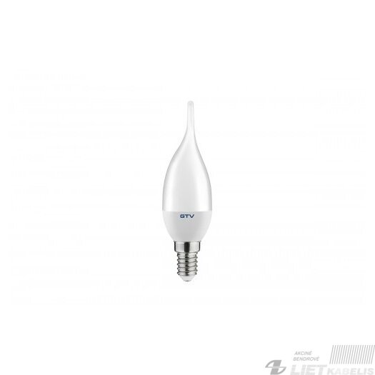 Lempa LED 60SMD, 3,5W, E14, 2700K, liepsnelės formos, GTV Lempa LED 60SMD, 3,5W, E14, 2700K, liepsnelės formos, GTV
