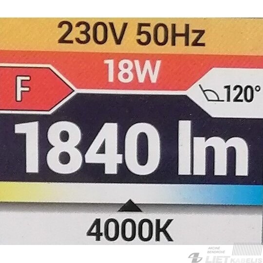 LED šviestuvas LOPEZ 18W, 4000K, 1840lm, su judesio davikliu, IP42, STRUHM 1 LED šviestuvas LOPEZ 18W, 4000K, 1840lm, su judesio davikliu, IP42, STRUHM 1