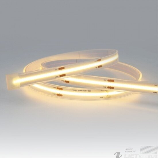 LED juosta TORONTO 6W/m, 24V, 3000K, 100lm/W, COB, IP65, EUROLIGHT