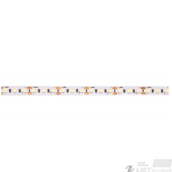 LED juosta 12V 4.8W/m nehermetiška IP20 šiltai balta 2700K 120LED/m 115lm/W PLUS AKTO
