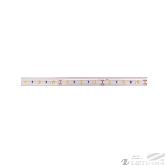 LED juosta, 5m ritė, 12V 4.8W/m hermetiška IP68, T formos, šiltai balta 3000K 108lm/W 1 LED juosta, 5m ritė, 12V 4.8W/m hermetiška IP68, T formos, šiltai balta 3000K 108lm/W 1