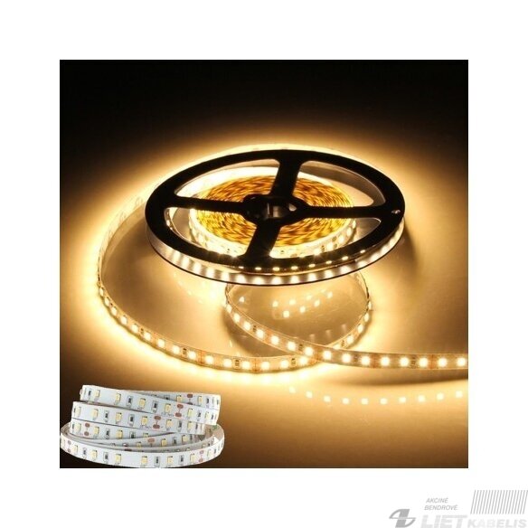 LED juosta 12V, 14,4W/m, 4000K, 100lm, IP20, PLUS AKTO LED juosta 12V, 14,4W/m, 4000K, 100lm, IP20, PLUS AKTO