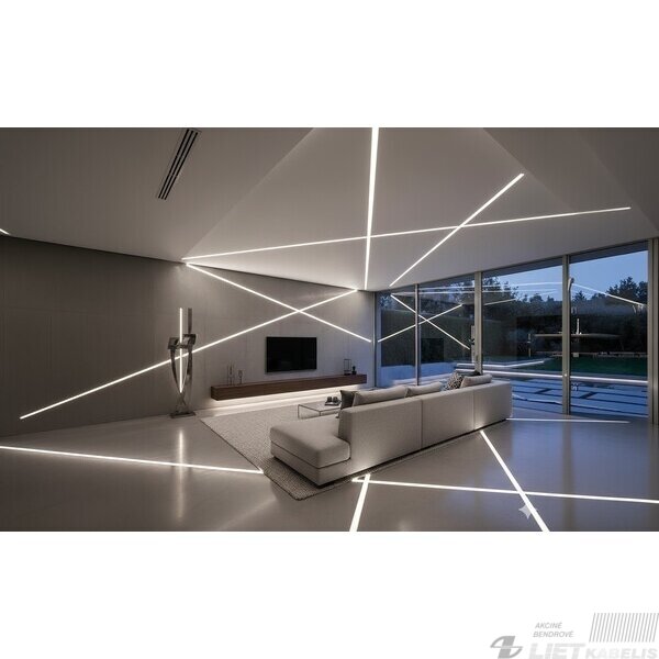 LED juosta 28W/m LCOB2L 24V, 4000K, 4090lm, KANLUX 1