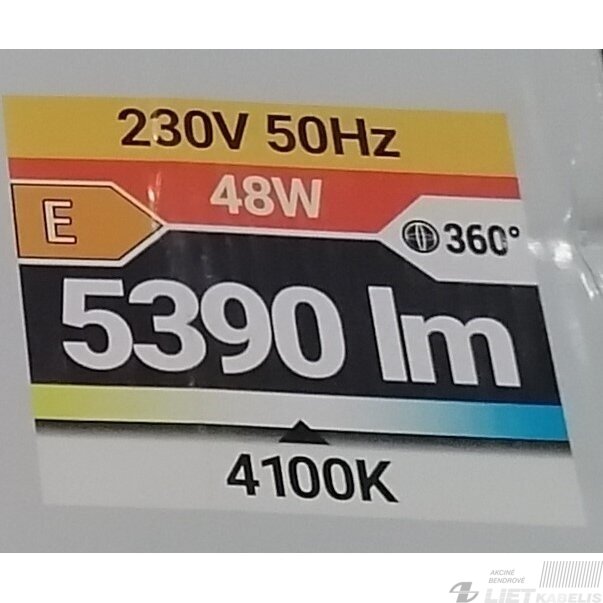LED šviestuvas AURELIA 48W, 4000K, 6130Lm, IP44 apvalus su juodu žiedu, Struhm 4 LED šviestuvas AURELIA 48W, 4000K, 6130Lm, IP44 apvalus su juodu žiedu, Struhm 4